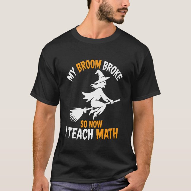 T-shirt Prof de maths Halloween Science Drôle École pour E (Devant)