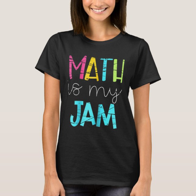 T-shirt Prof de maths Les maths c'est ma passion  (Devant)