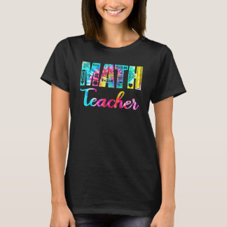 T-shirt Prof de maths Tie Dye Prof de mathématiques Vie M