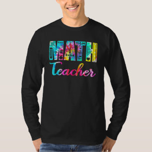 T-shirt Prof de maths Tie Dye Prof de mathématiques Vie  T