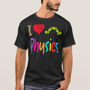T-shirt Prof de Physique J'aime la Physique Chenille Affam