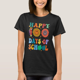 T-shirt Prof Enseignant Élève 100ème Jour De Classe Heureu