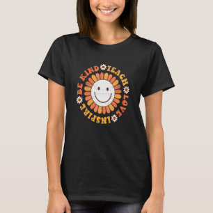 T-shirt Prof Enseignant Hippie Groovy Sois Sympa Enseigne