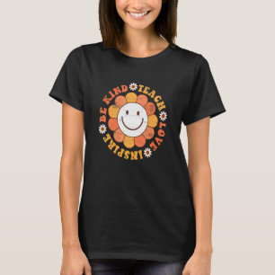 T-shirt Prof Enseignant Hippie Groovy Sois Sympa Enseigne