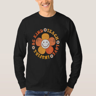 T-shirt Prof Enseignant Hippy Groovy Sois Gentil Enseigne
