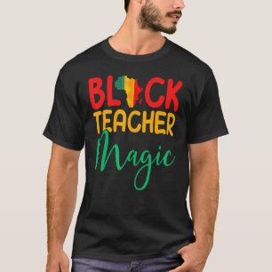 T-shirt Prof Magic Afro Américain Noir Mélanine Te