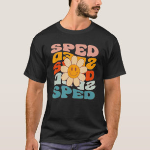 T-shirt Prof Spécialisé Rétro Marguerite Coloré Rentree Sc