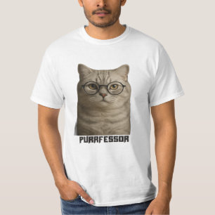 T-shirt Professeur à ronrons