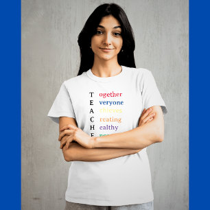 T-shirt Professeur Acronyme Amusement Remerciement Profess