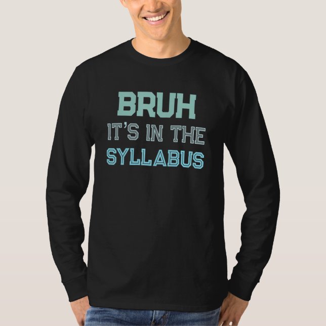 T-shirt Professeur amusant dire personnel enseignant C'est (Devant)