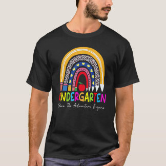 T-shirt Professeur Arc-en-ciel de Maternelle Deuxième Clas