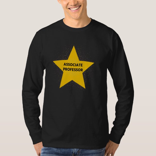T-shirt Professeur associé Star - Professeur titulaire Cel (Devant)
