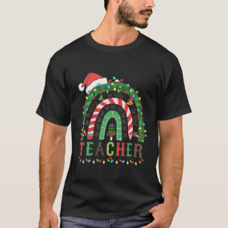 T-shirt Professeur Be Merry Be Jolly Be Kind Christmas Tre