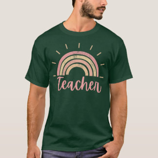 T-shirt Professeur Boho Ranbow
