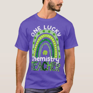 T-shirt Professeur chanceux de chimie Enseignant de la Sai