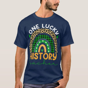 T-shirt Professeur chanceux d'histoire du Jour de la Saint