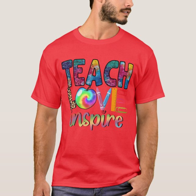 T-shirt Professeur Chaque Amour Inspirer garçon (Devant)