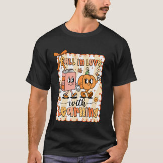 T-shirt Professeur Citrouille Préparatoire Automne Tomber