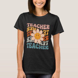 T-shirt Professeur Daisy Colorful - Enseignant de l'école 