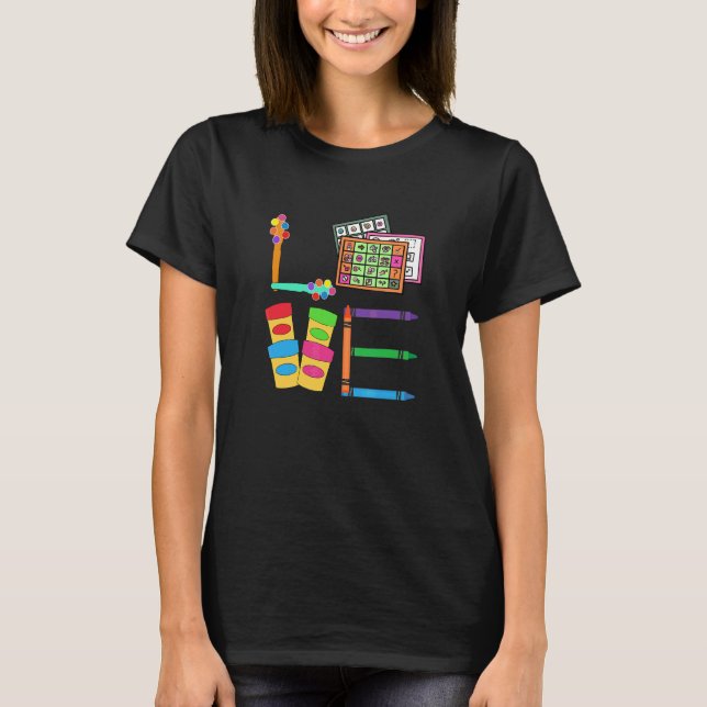 T-shirt Professeur d'amour Spécialisé Neurodiversité Éduca (Devant)