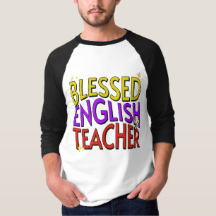 T-shirt Professeur d'anglais béni