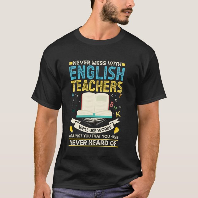 T-shirt Professeur d'anglais ELA (Devant)