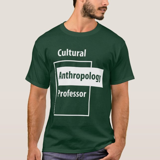 T-shirt Professeur d'anthropologie culturelle - Travail d' (Devant)