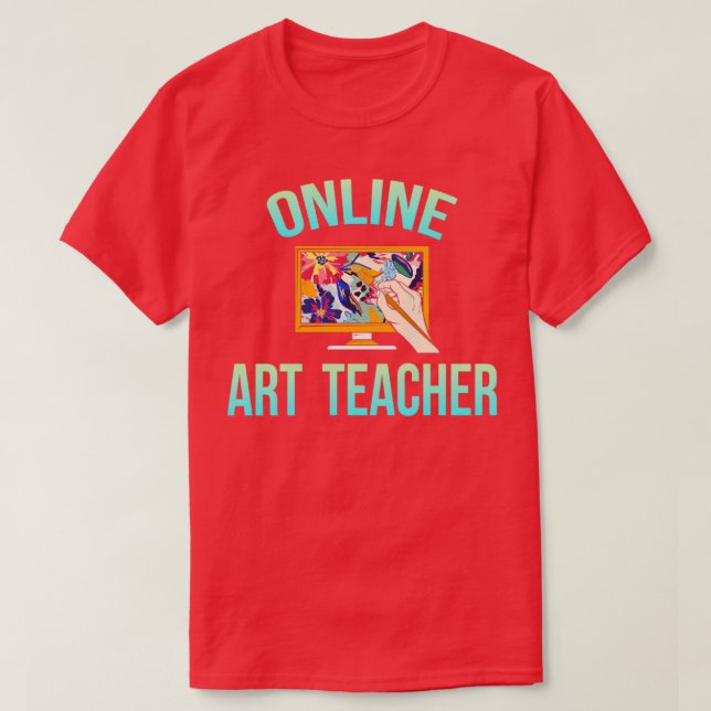 T-shirt Professeur d'art en ligne (Design devant)