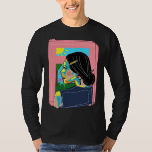 T-shirt Professeur d'art Graphique Coloré Moderne Chic Ret