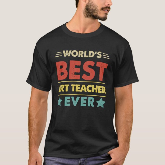 T-shirt Professeur d'art Profession Meilleur Professeur du (Devant)