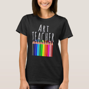 T-shirt Professeur D'Art Retour À L'École Artiste Créatif