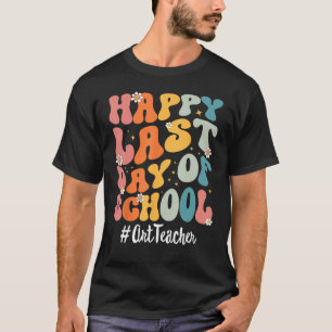 T-shirt Professeur D'Art Rétro Joyeux Jour D'Enseignant De