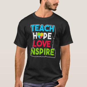 T-shirt Professeur d'autisme Éducation Édition spéciale Pu