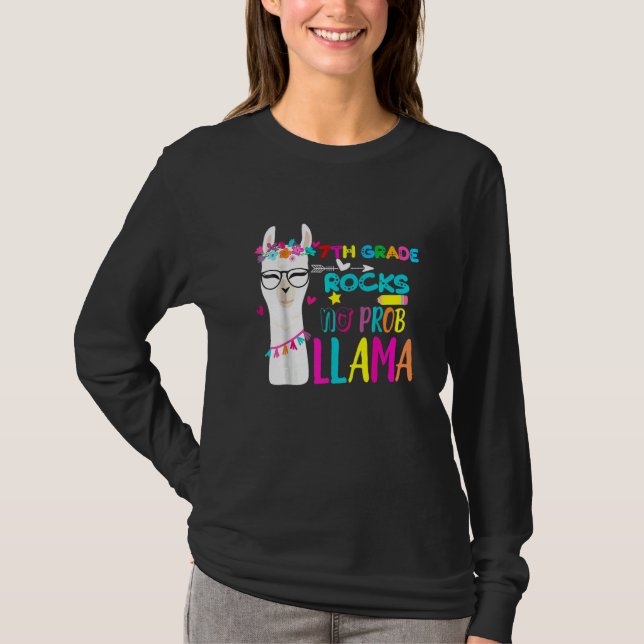 T-shirt Professeur de 7e année élève rentrée des classes N (Devant)