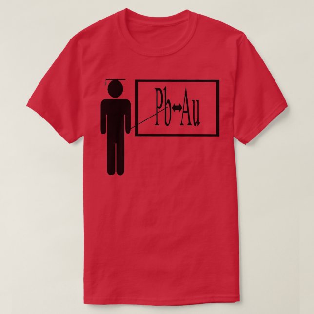 T-shirt Professeur de chimie (Design devant)
