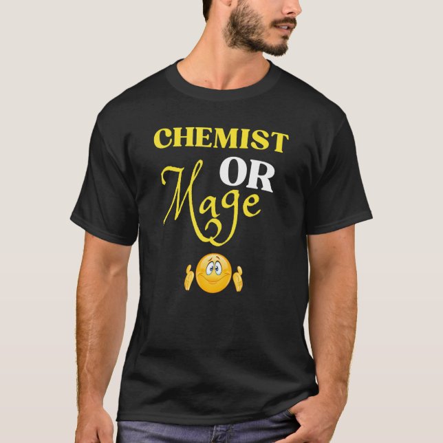 T-shirt Professeur de chimie ou mage d'alchimie ou profess (Devant)