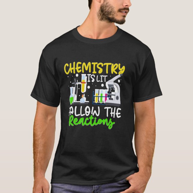 T-shirt Professeur de chimie Professeur de sciences Nerd F (Devant)