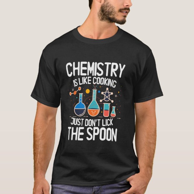 T-shirt Professeur de chimie Professeur de sciences Nerd F (Devant)