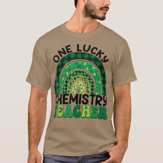 T-shirt Professeur de chimie Rainbow Jour de la Saint Patr