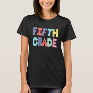 T-shirt Professeur de cinquième année Équipe de 5e année É
