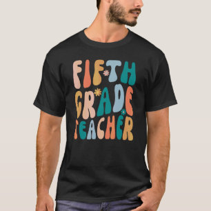 T-shirt Professeur de cinquième rétro groove enseignant 5e