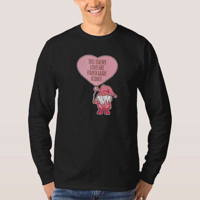T-shirt Professeur de coeur de conversation Amour Elle 4e  (Devant)