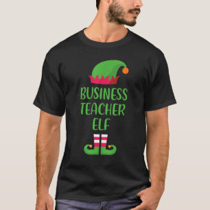 T-shirt Professeur de commerce Elf Noël Famille appariée G
