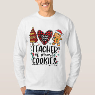 T-shirt Professeur de cookies intelligents Funny Christmas