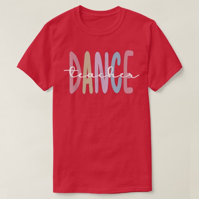 T-shirt Professeur de danse Appréciation Dance Instructeur (Design devant)