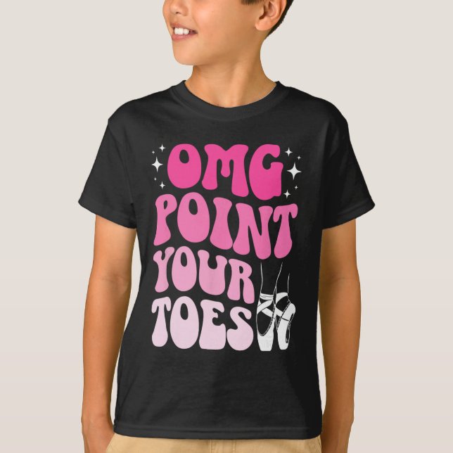 T-shirt Professeur de danse Point Your Toes Professeur de  (Devant)