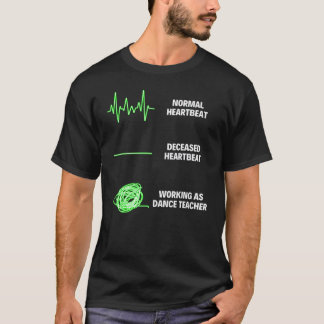 T-shirt Professeur de danse Professeur de danse Danseur