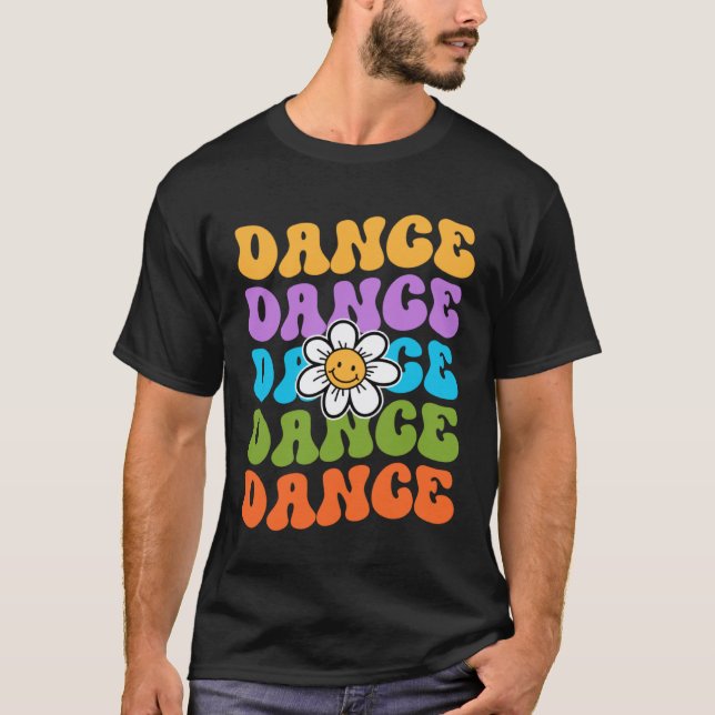 T-shirt Professeur de danse Retour à l'école Premier jour  (Devant)