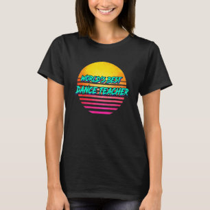 T-shirt Professeur de danse rétro