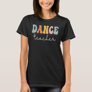 T-shirt Professeur de danse Rétro Groovy Vintage Jour de r